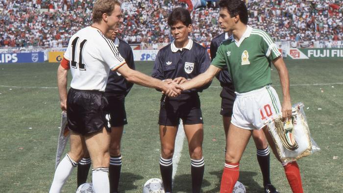 Alemania Federal y México se enfrentaron en Cuartos de Final, en 1986. l MEXSPORT
