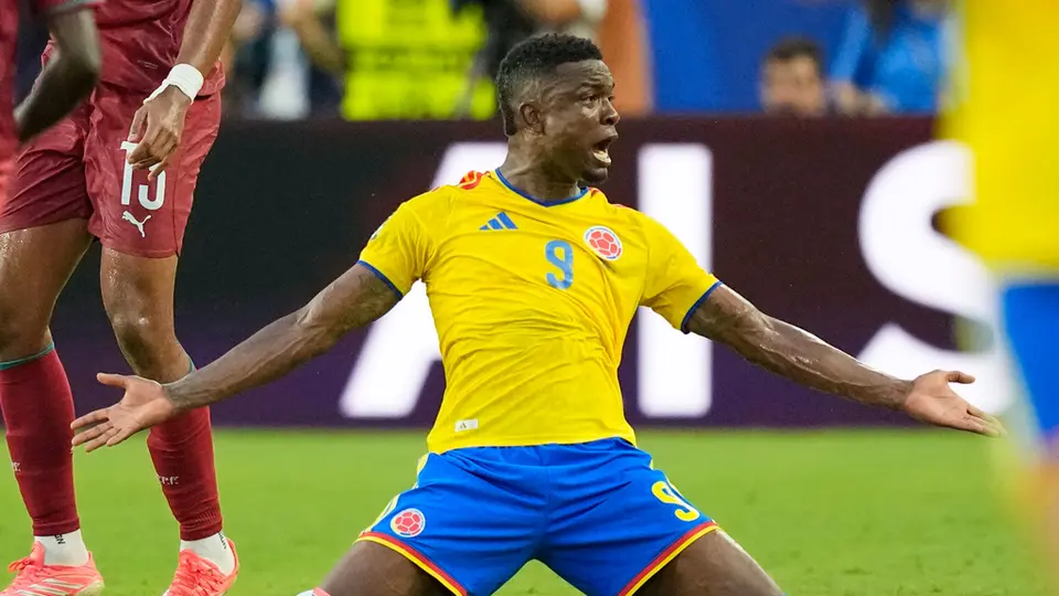 Jhon Córdoba, jugador de Colombia | AP