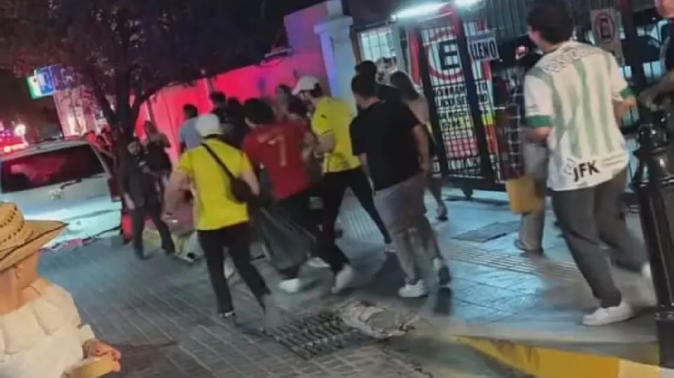 Pelea en Monterrey | CAPTURA DE PANTALLA