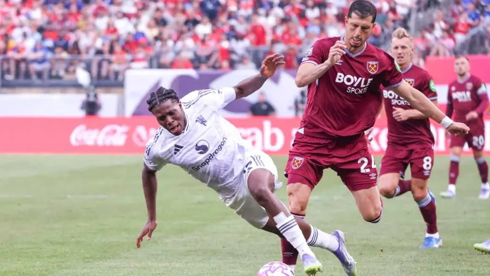 Guido Rodríguez con West Ham | AFP
