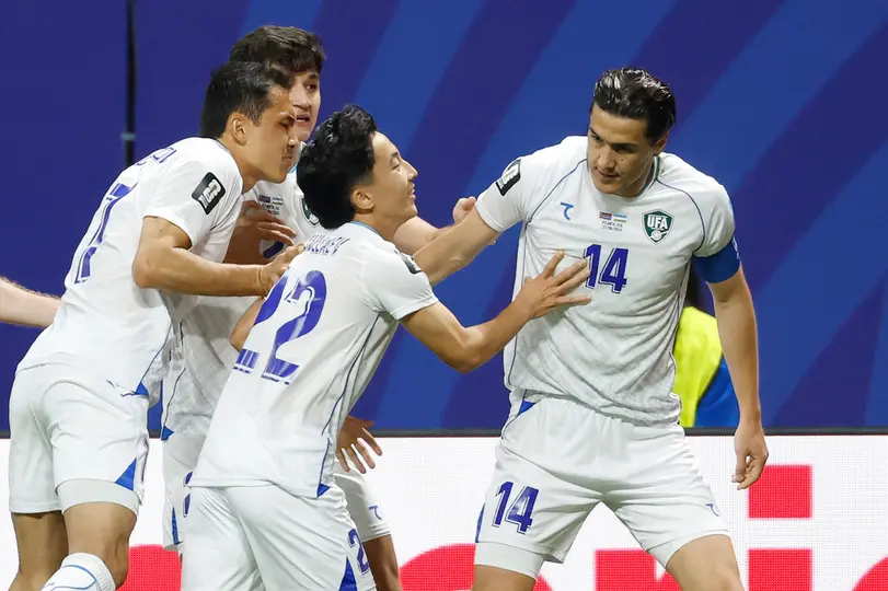 Eldor Shomurodov celebra su gol ante RD del Congo | AP