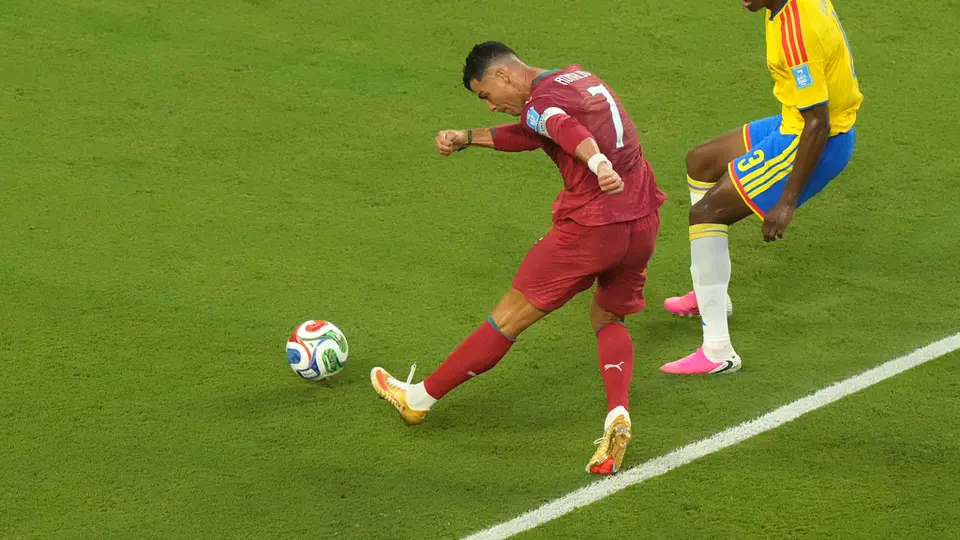 Cristiano Ronaldo ante Colombia | AP