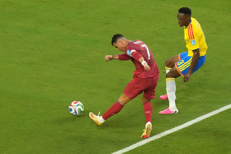 Cristiano Ronaldo ante Colombia | AP