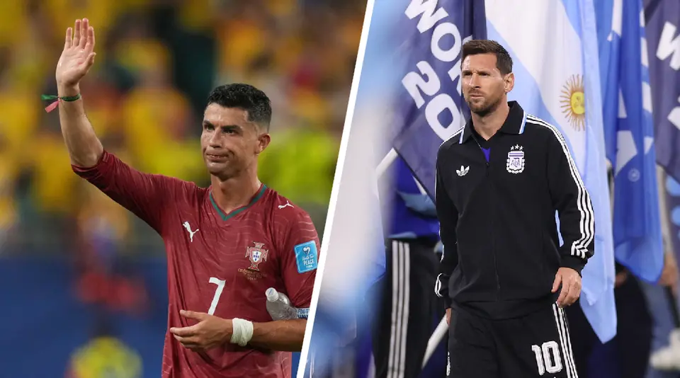 Cristiano Ronaldo y Lionel Messi | AP