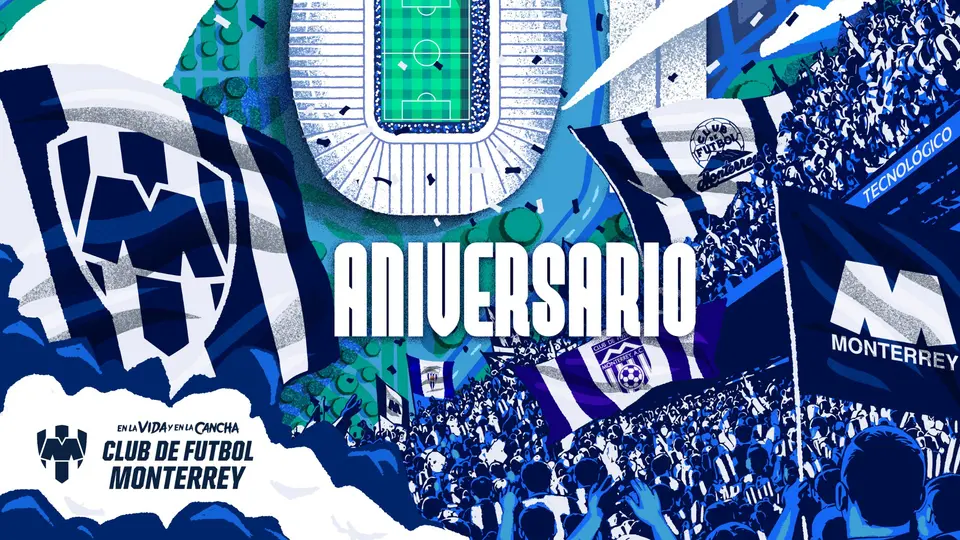 Clubes de la Liga MX felicitan a Rayados en su aniversario 81
