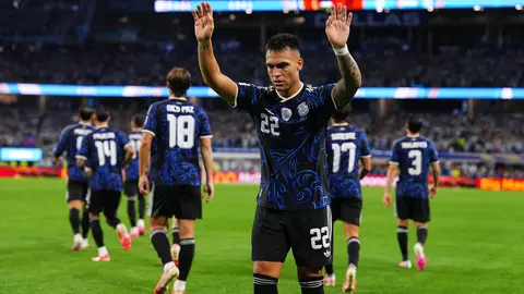 Lautaro Martínez, jugador de Argentina | AP