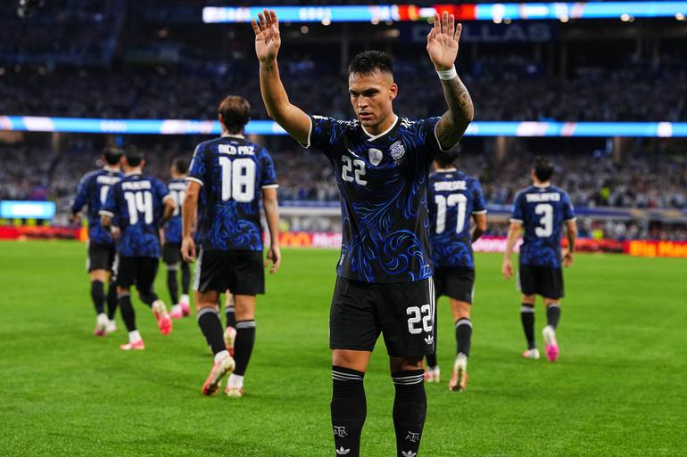 Lautaro Martínez, jugador de Argentina | AP