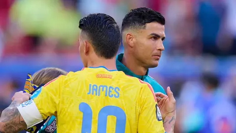 Mundial 2026: Cristiano Ronaldo y James Rodríguez tienen emotivo reencuentro