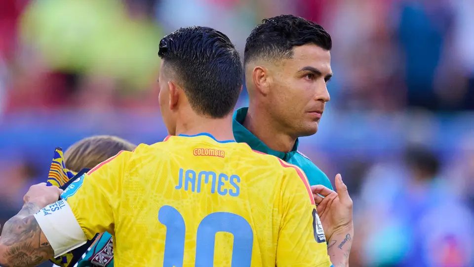 Mundial 2026: Cristiano Ronaldo y James Rodríguez tienen emotivo reencuentro