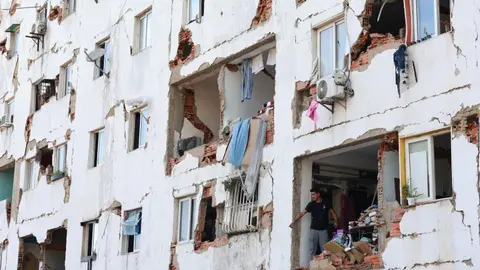 Las pérdidas materiales por los terremotos se estiman en 6 mil 700 millones de dólares, de acuerdo con Naciones Unidas./ AP