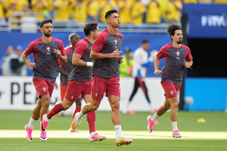 Portugal preparándose antes de enfrentar a Colombia | AP