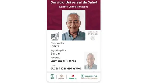 La nueva identificación oficial del Gobierno de México integra datos personales y de salud  / Gobierno de México