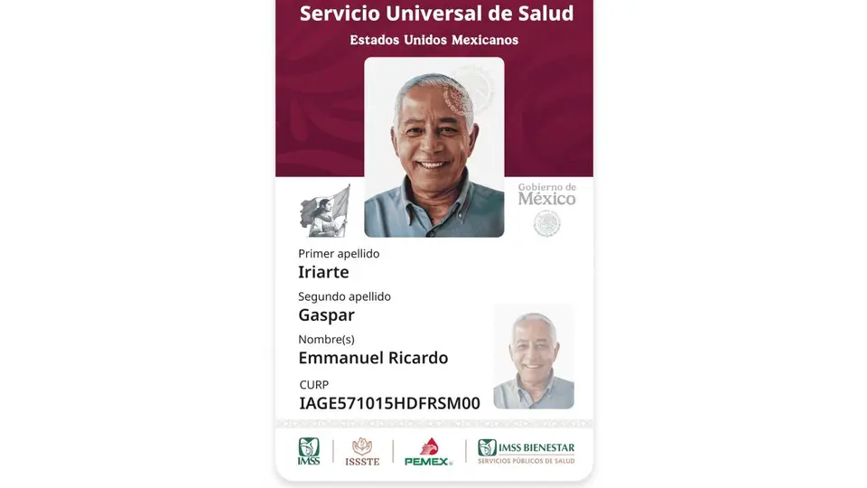 La nueva identificación oficial del Gobierno de México integra datos personales y de salud  / Gobierno de México