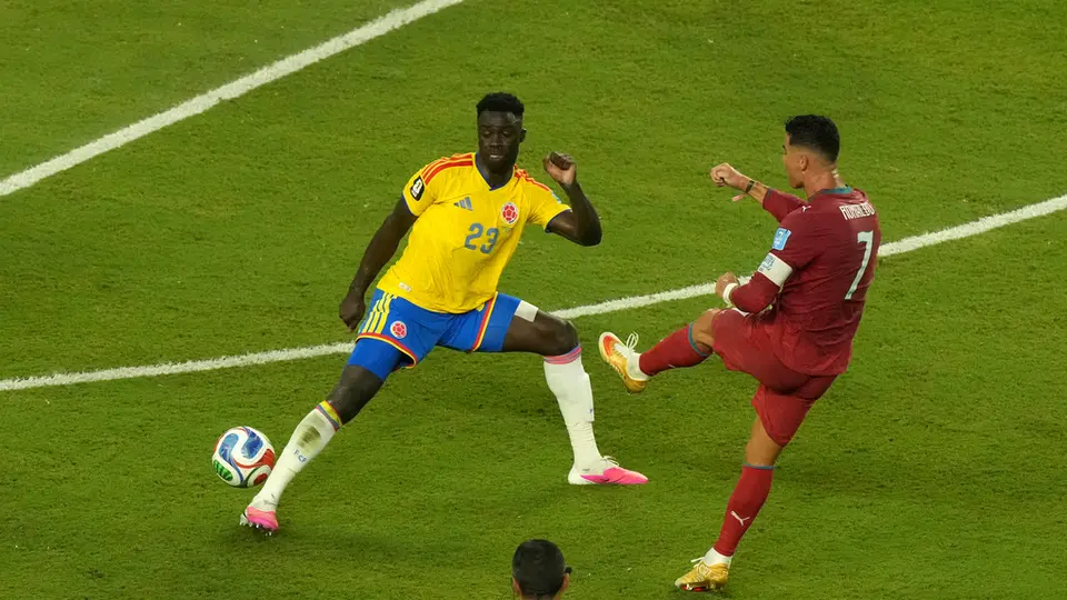 Cristiano Ronaldo ante Colombia | AP