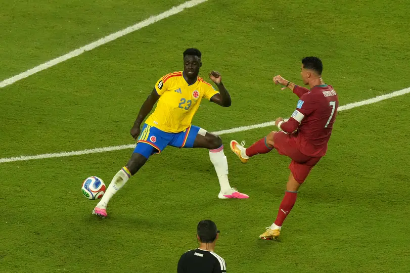 Cristiano Ronaldo ante Colombia | AP