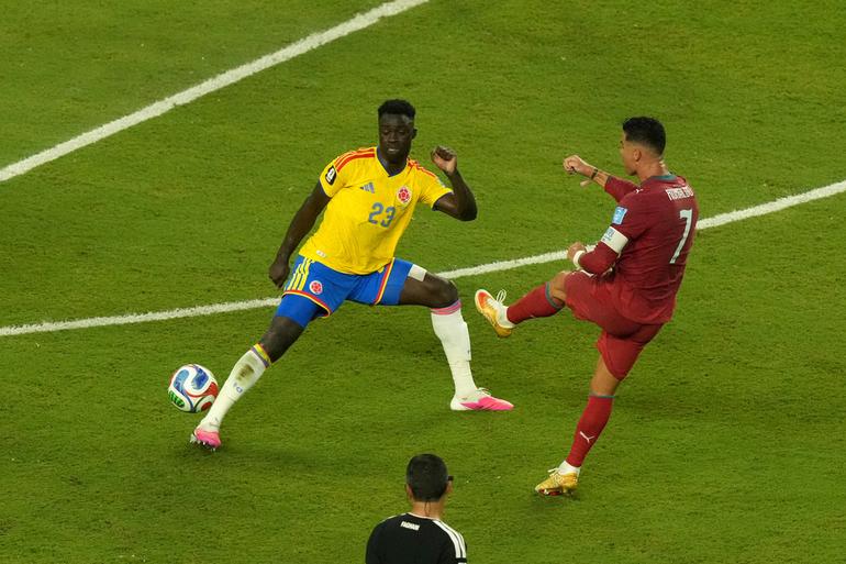 Cristiano Ronaldo ante Colombia | AP
