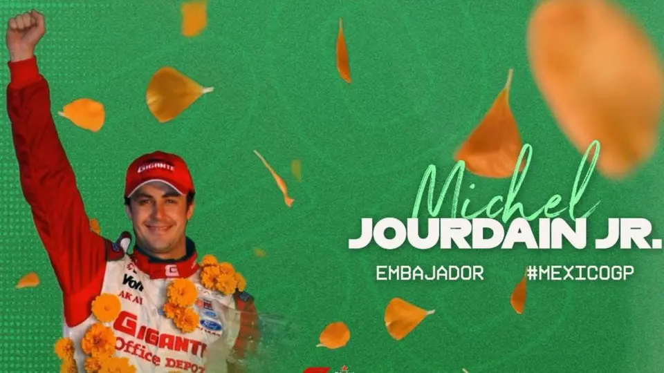 Michel Jourdain Jr, es nombrado embajador del Gran Premio de la Ciudad de México 2026