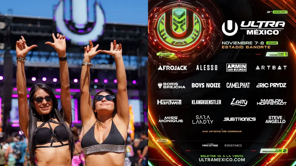 El festival de música electrónica ya anunció la primera parte de su cartel / FB: @UltraMexicoCity