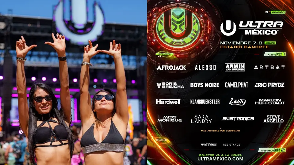 El festival de música electrónica ya anunció la primera parte de su cartel / FB: @UltraMexicoCity