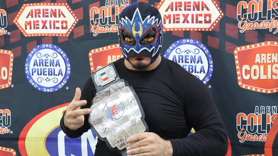 Hechicero, luchador mexicano, previo al Fin de semana internacional | X @LaTijeraLucha