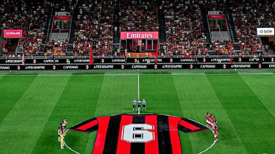 Homenaje a Franco Baresi l Instagram: @acmilan