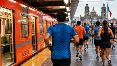 Metro CDMX tendrá horario especial por el Maratón 2026; corredores entrarán gratis