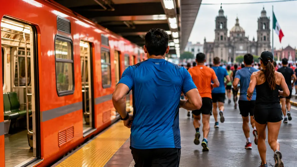 Metro CDMX tendrá horario especial por el Maratón 2026; corredores entrarán gratis