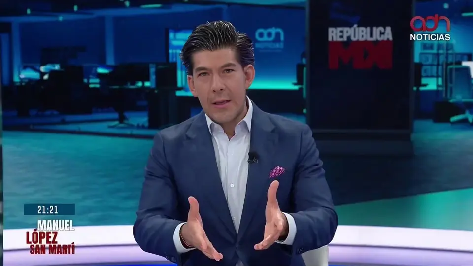 Manuel López San Martín deja República MX de ADN 40./captura de pantalla
