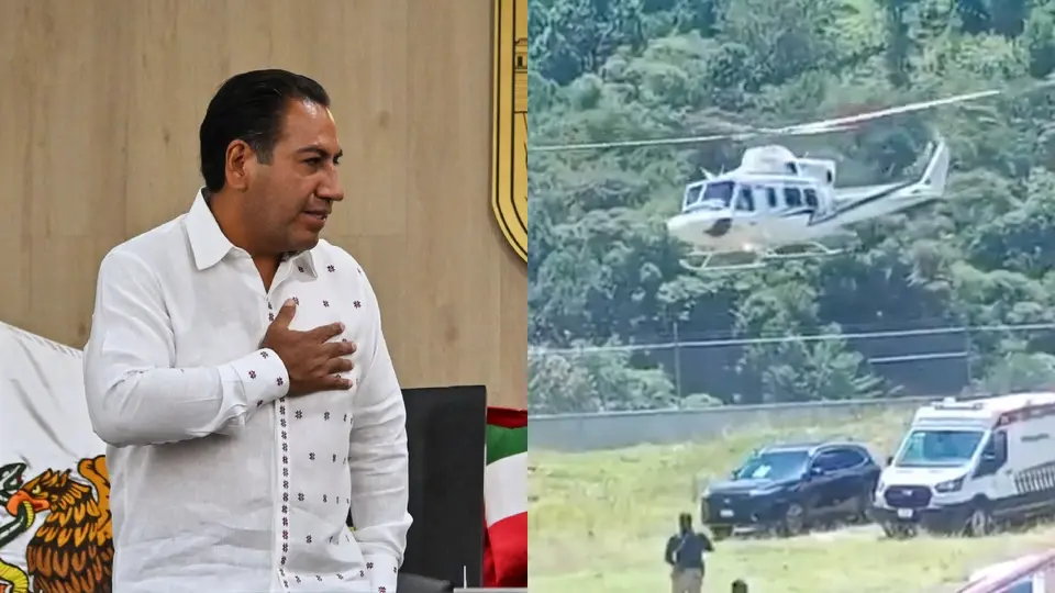 VIDEO: Gobernador de Chiapas sufre percance en helicóptero; ¿Cuál es su estado de salud?