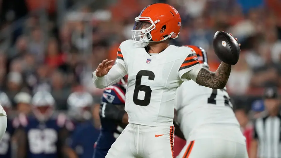 Dillon Gabriel, mariscal de campo de los Cleveland Browns | AP