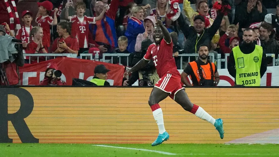 Dayot Upamecano metió el primer gol del partido | AP