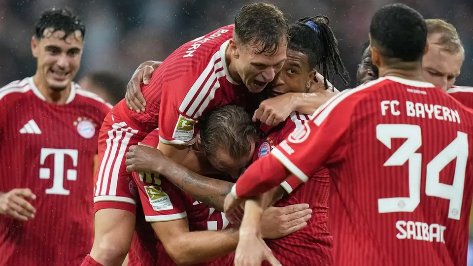 Festejo del Bayern Múnich ante Stuttgart | AP
