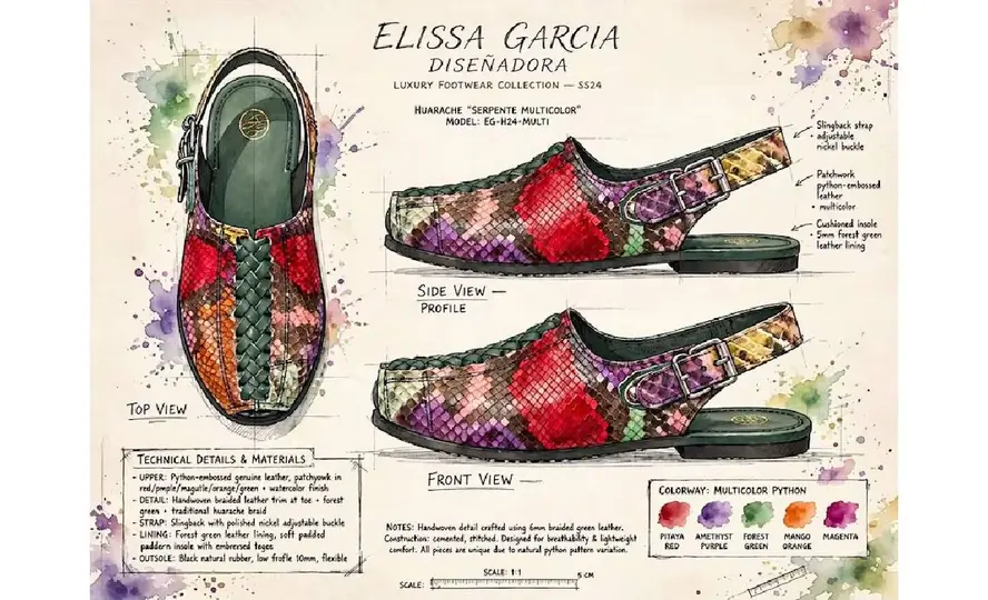 El calzado fue diseñado especialmente para la cantante./F:@Elissa Garcia