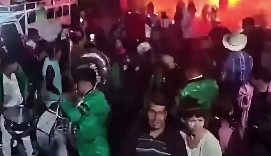 El estallido provocó momentos de pánico entre los asistentes a la celebración / Especial