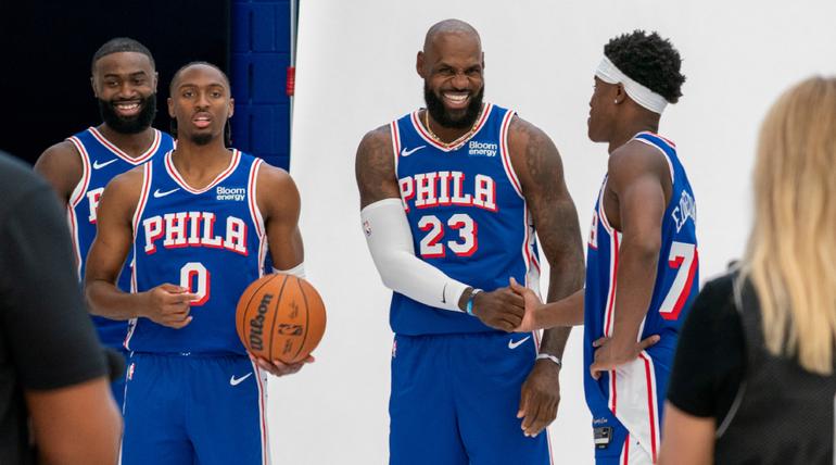 La nueva quinteta de los Philadelphia 76ers | AP