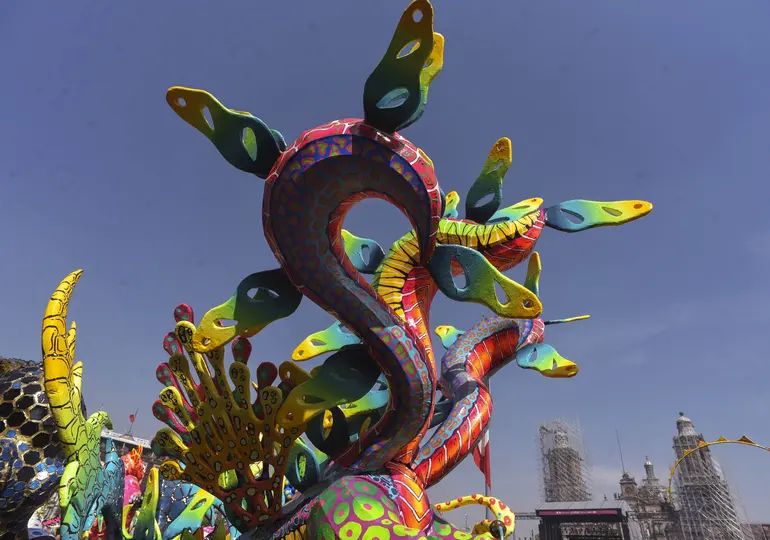 Las figuras recorrerán Paseo de la Reforma./gobierno CDMX