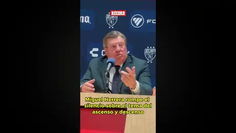 Miguel Herrera habló sobre el tema del ascenso y descenso