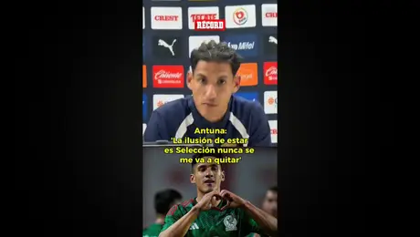 Uriel Antuna levanta la mano para estar en Selección