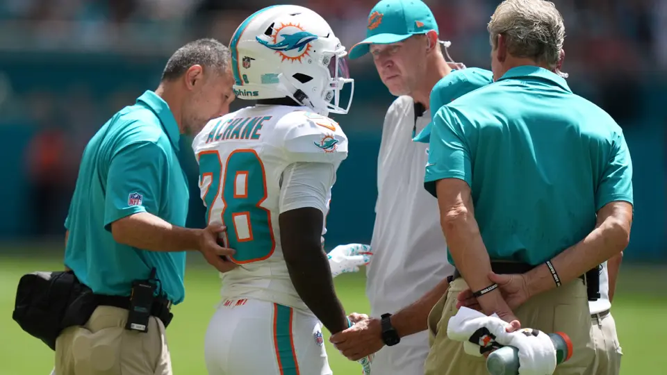 Dolphins pierden a De'Von Achane por el resto de la temporada 2026