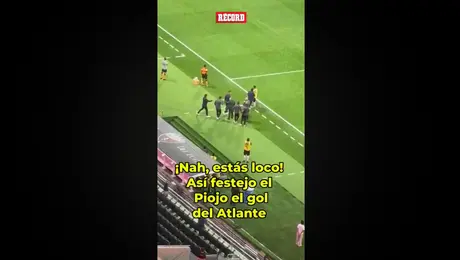 Así festejó el Piojo Herrera el gol del Atlante frente a Monterrey