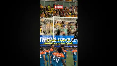 Golazo de Australia contra Brasil