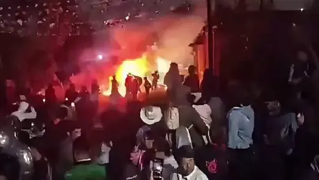 VIDEO: ¡Explota pirotecnia en plena fiesta patronal de Ixtapaluca!