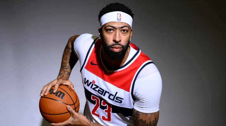 Anthony Davis usando los colores de Washington Wizards | AP