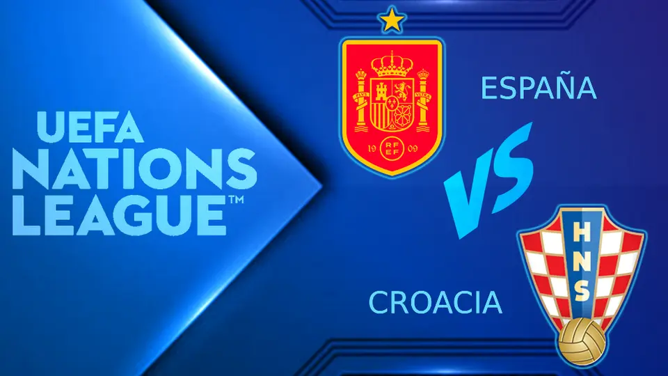 Dónde ver España vs. Croacia: Canales y hora del partido de la UEFA Nations League
