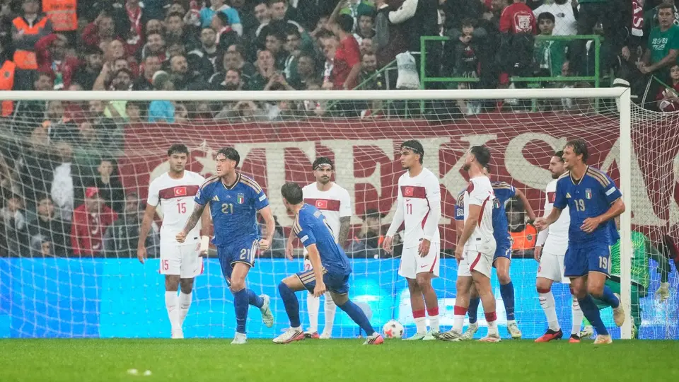 Jugadores de Italia en celebración ante Turquía | AP