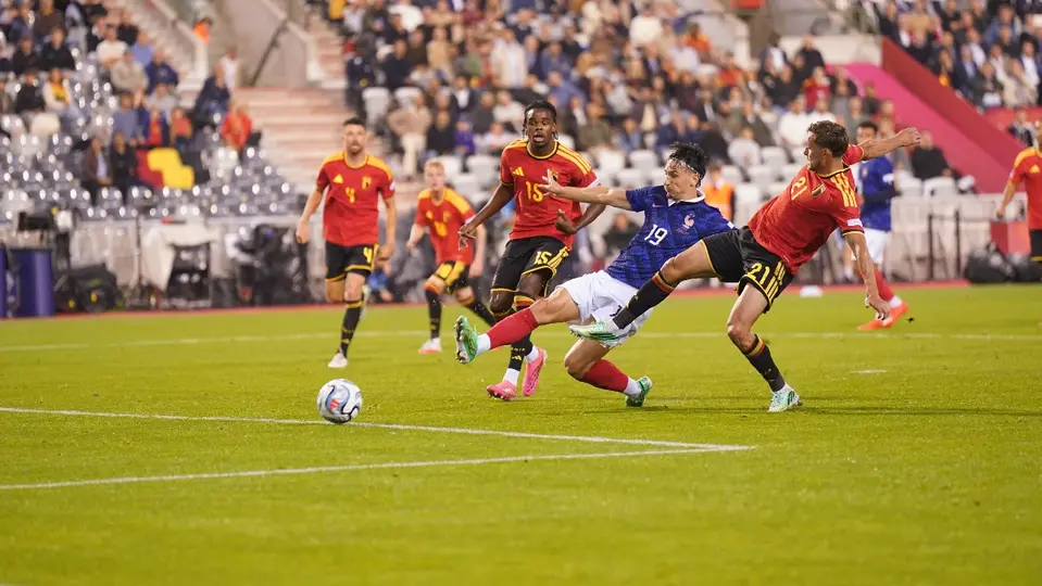 Bélgica ante Francia en la J2 de Nations League | X:@equipedefrance