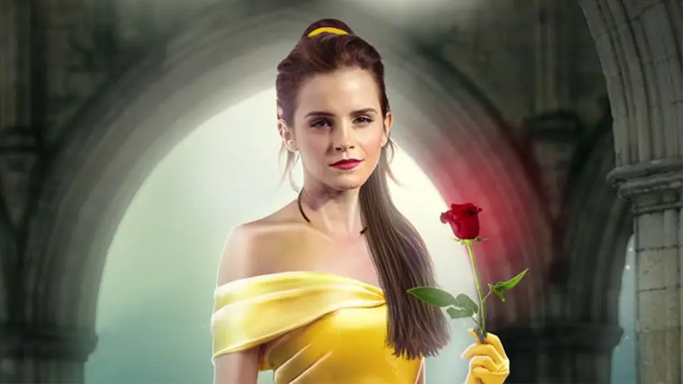 Emma Watson presume nuevo póster de La Bella y la Bestia