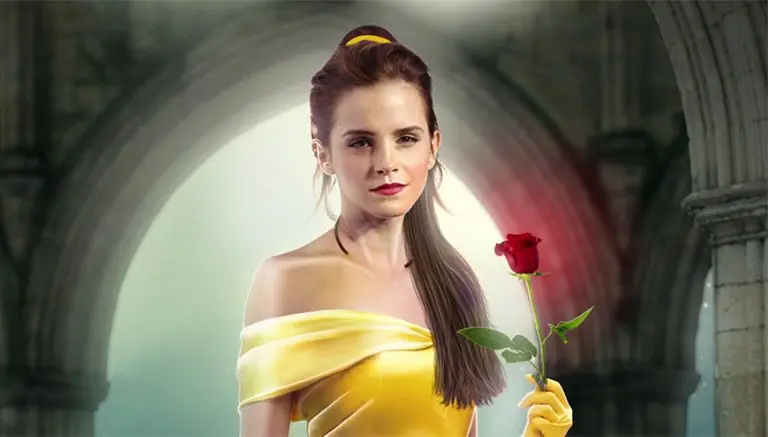 Emma Watson presume nuevo póster de La Bella y la Bestia