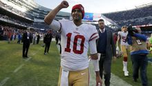 Garoppolo engalana su debut con victoria de los 49ers