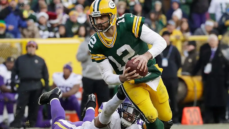 Rodgers y Green Bay le dan la estocada final a Vikings